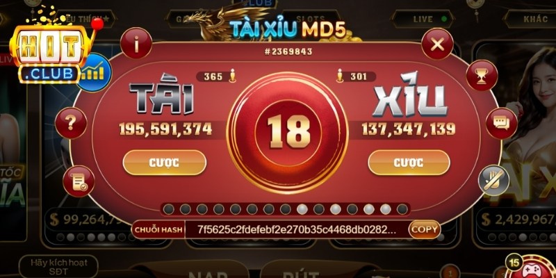 Tài Xỉu MD5 Hitclub – Cơ Chế Mã Hóa, Cách Khai Thác Hiệu Quả 2 Cách vận hành theo thời gian